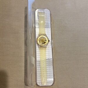 Swatch Lemon Yellow Transparent Watch
